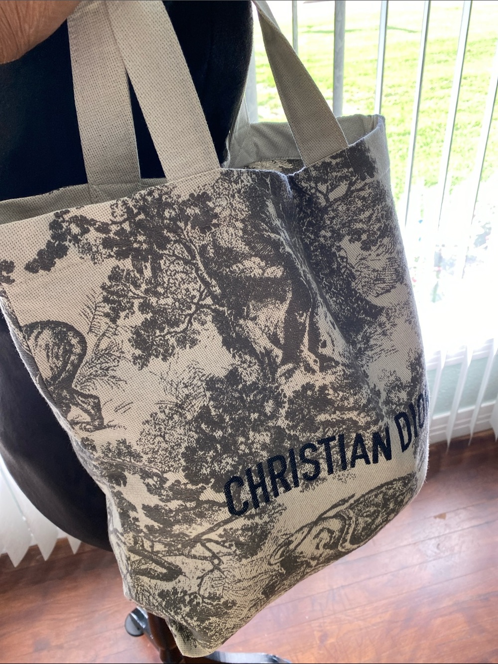 Dior Toile de Jouy Canvas Tote Bag